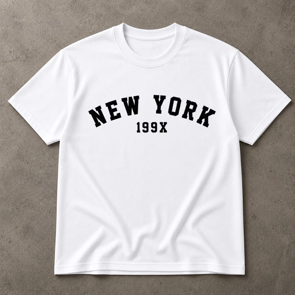 Camiseta Masculina Feminina New York 1988 Algodão - Camiseta Estampada