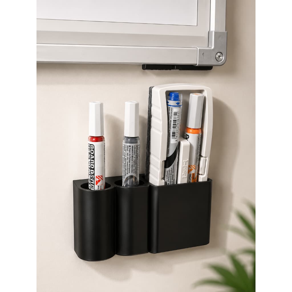 Suporte Organizador para Canetas e Apagador de Quadro Branco