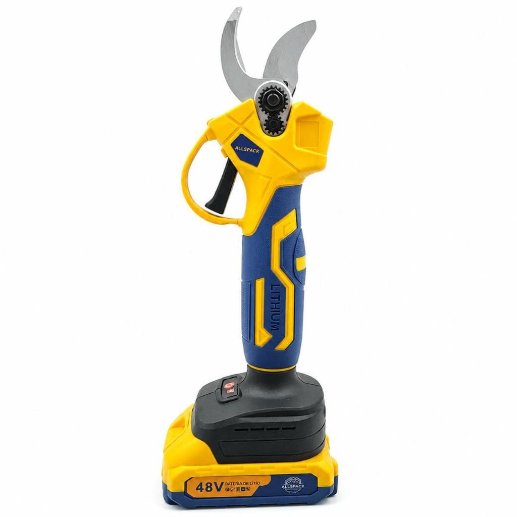 Tesoura de Poda Elétrica 48V com 2 Baterias e Maleta Premium