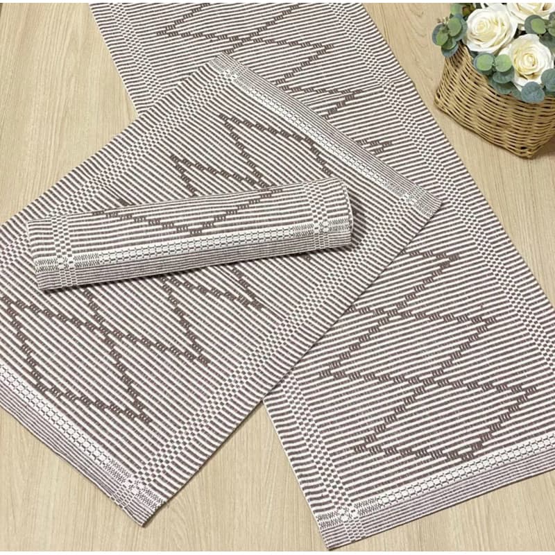kit tapete 3 peças porta/cozinha/banheiro 100% algodão