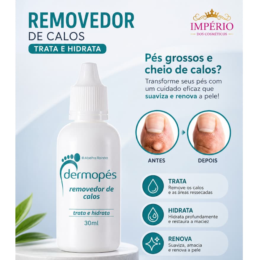 Removedor De Calos Abelha Rainha Dermopés 30ml