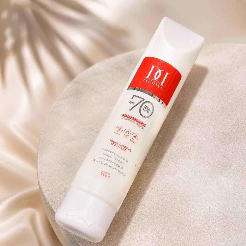 Protetor Solar ANTISSINAIS FPS70 Dandas 150ml Toque Seco Imediato Uso DIARIO UVA UVB ROSTO/CORPO