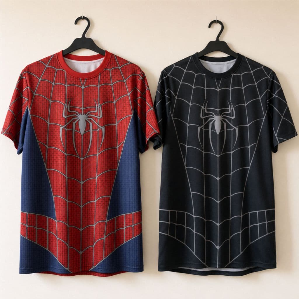 Camiseta Homem Aranha Dry-Fit – Com Proteção UV50+ / Treino / Corrida / Casual / Academia (Unissex)