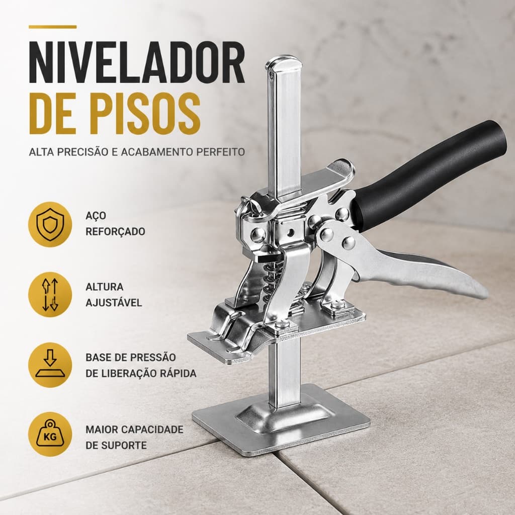 Ajustador de Altura de Azulejos Profissional Alta Economia de Esforço Ferramenta de Elevação Multifuncional