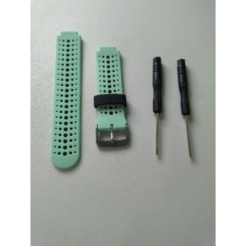 pulseira Garmin  forerunner 735xt 235 220 630+ 2 chaves para troca verde água