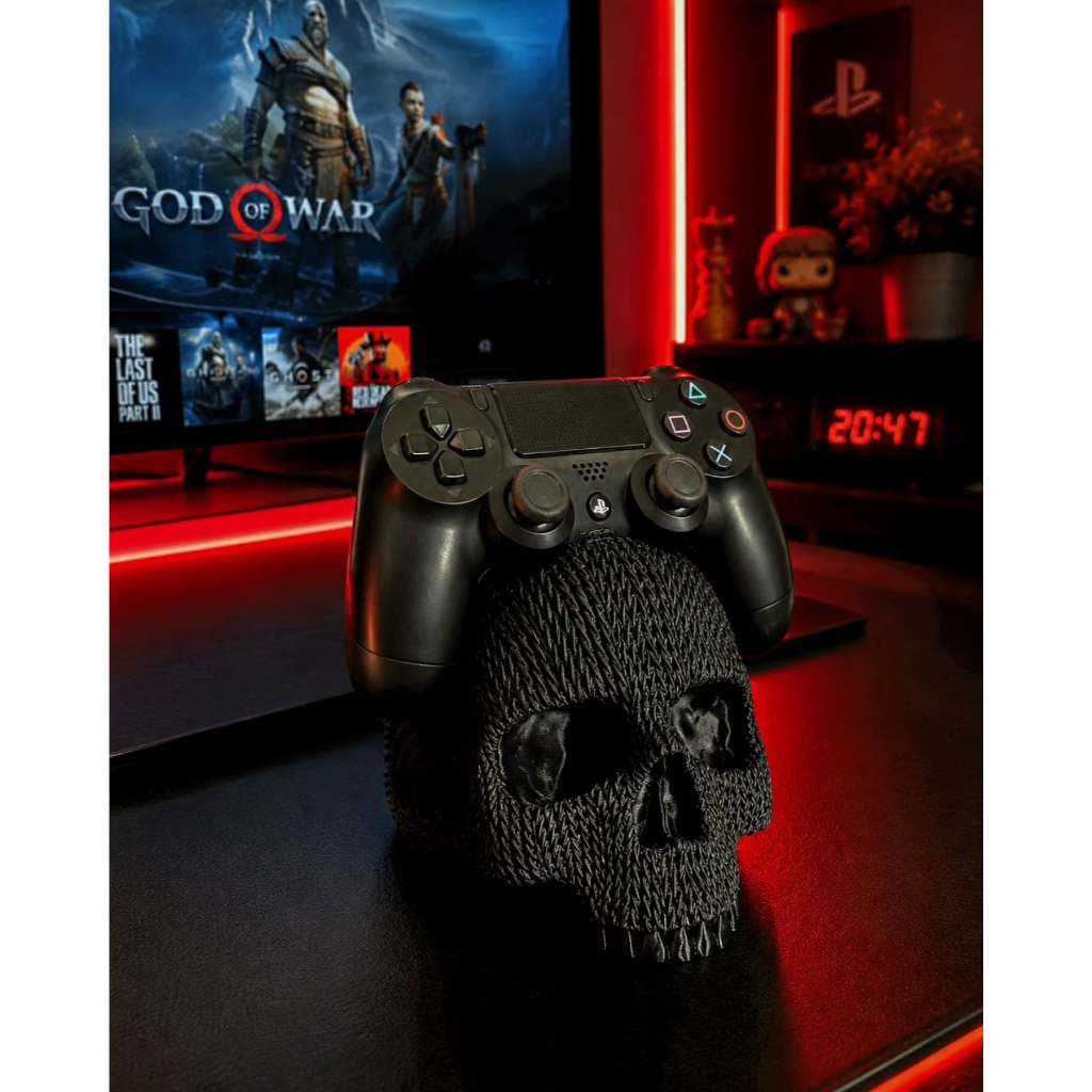 Suportes para Controle em Formato de Caveira PS4 Playstation 4 e PS5 Playstation 5  - base para controle