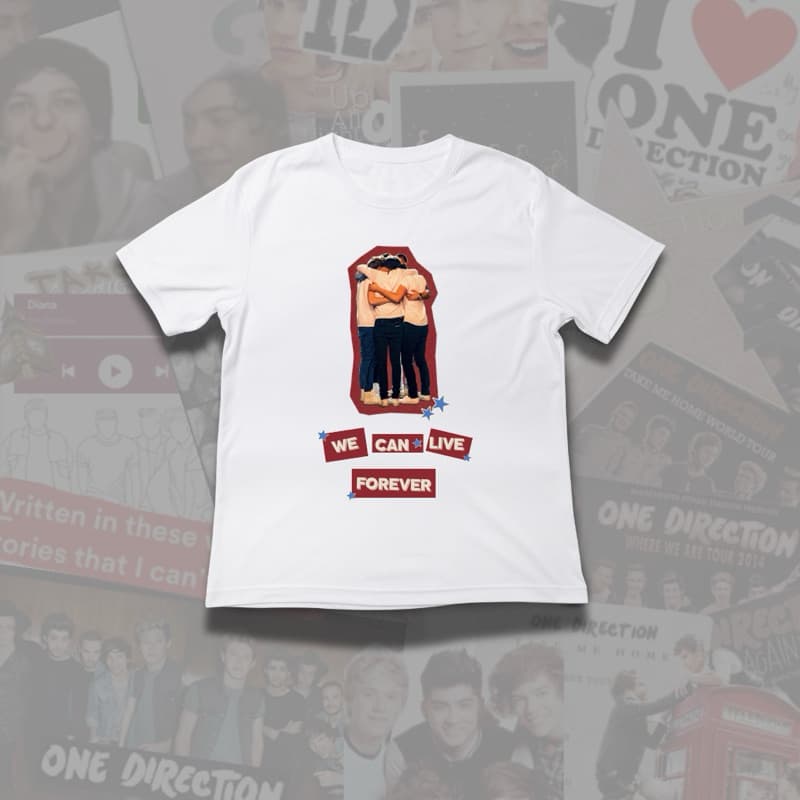 Camiseta One Direction We Can Live Forever