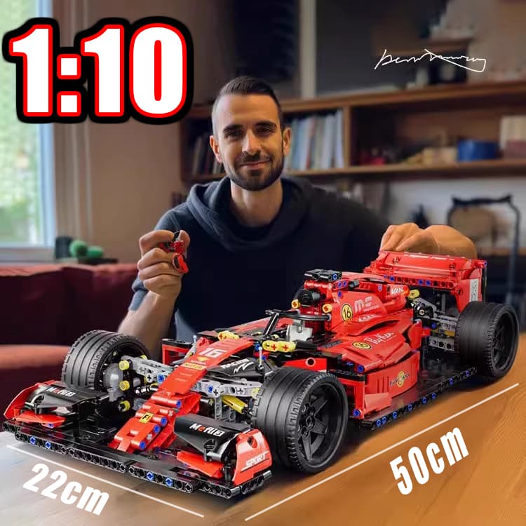 455/1163 Pcs Compatível Fórmula Carro Modelo Fórmula Carro Modelo Decoração Bloco de construção F1