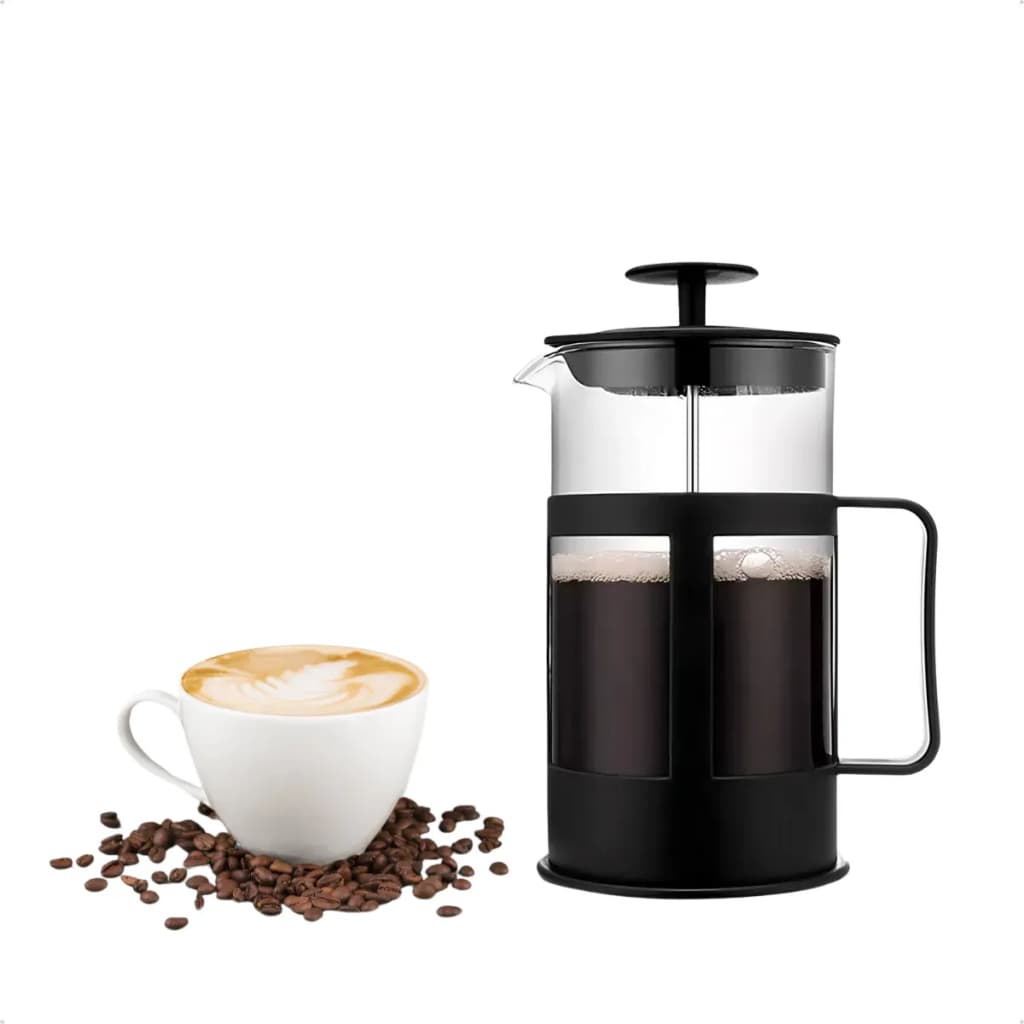 Cafeteira Prensa Francesa 350ml – Sabor Intenso e Praticidade - MO-AK-55