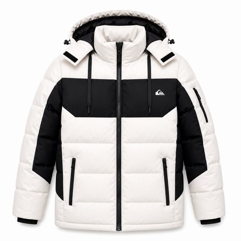 Jaqueta Quiksilver Bobojaco Masculina Impermeável Touca Removível Forrada Frio Intenso Premium