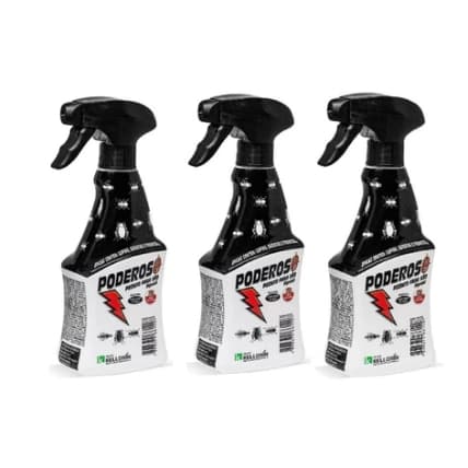 Kit até 3 Poderoso Pronto Uso 500ml Uso Domestico Eficaz contra Cupins, Baratas e Formigas