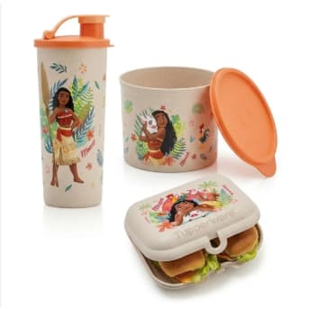 Kit Escolar Tupperware Original | Copo - Porta Sanduíche - Redondinha 500ml
