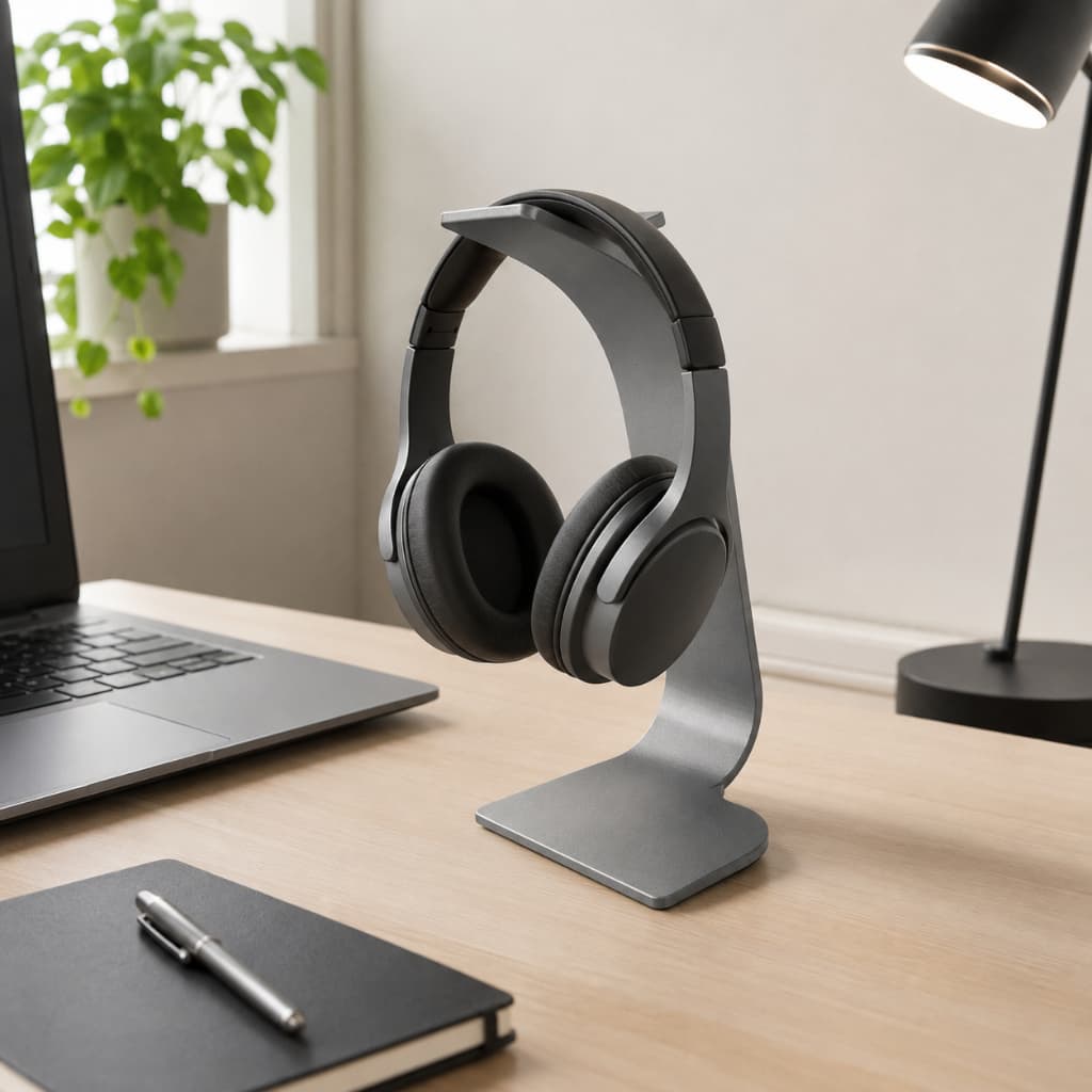 Suporte Fone Headset Swing Organizador Mesa Gamer Minimalista
