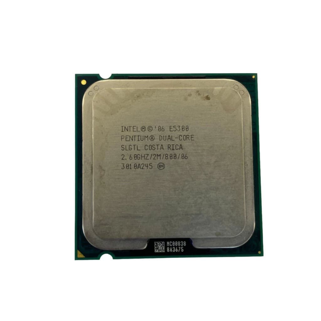 PROCESSADOR INTEL PENTIUM DUAL CORE E5300 2.6 GHz CACHE L2 2 MB SOCKET LGA 775 2 NÚCLEOS 2 THREADS