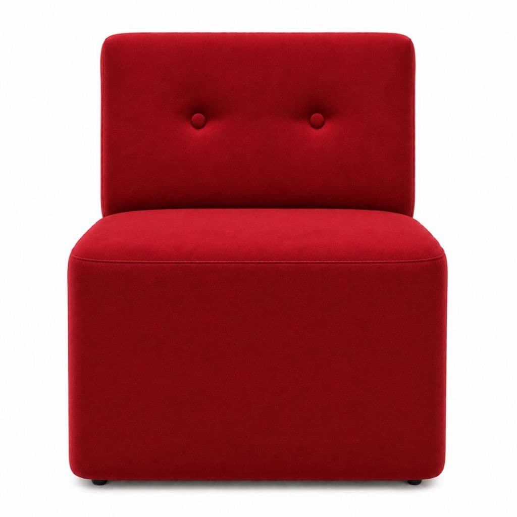 Poltrona Margô Orgânica Suede Estofada Moderna Para Sala e Quarto