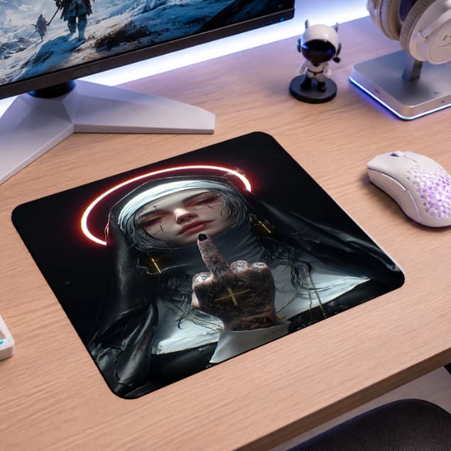 Mouse Pad Gamer Oriental 30x20cm Pequeno Base Borracha Para Notebook PC