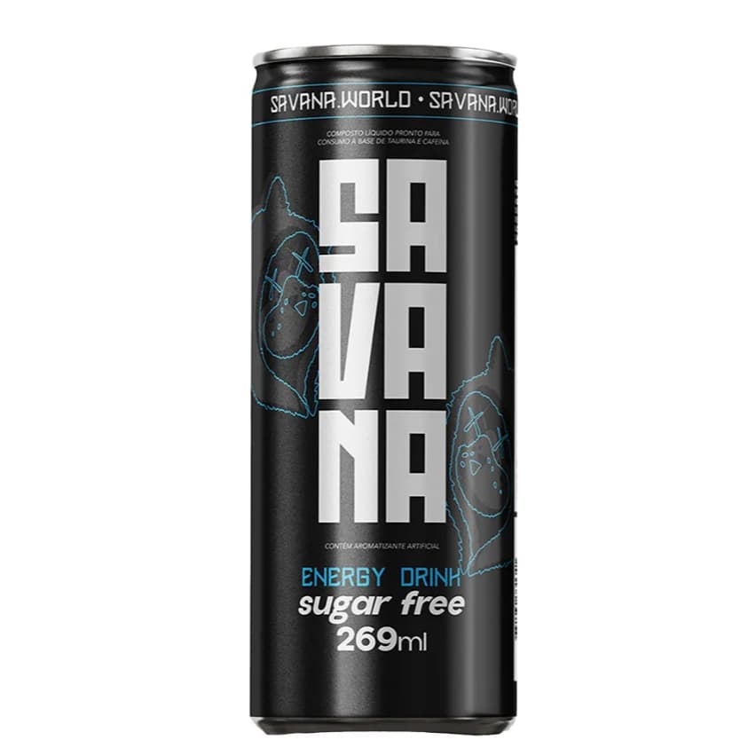 ENERGÉTICO SAVANA - SABOR ORIGINAL - ZERO AÇÚCAR