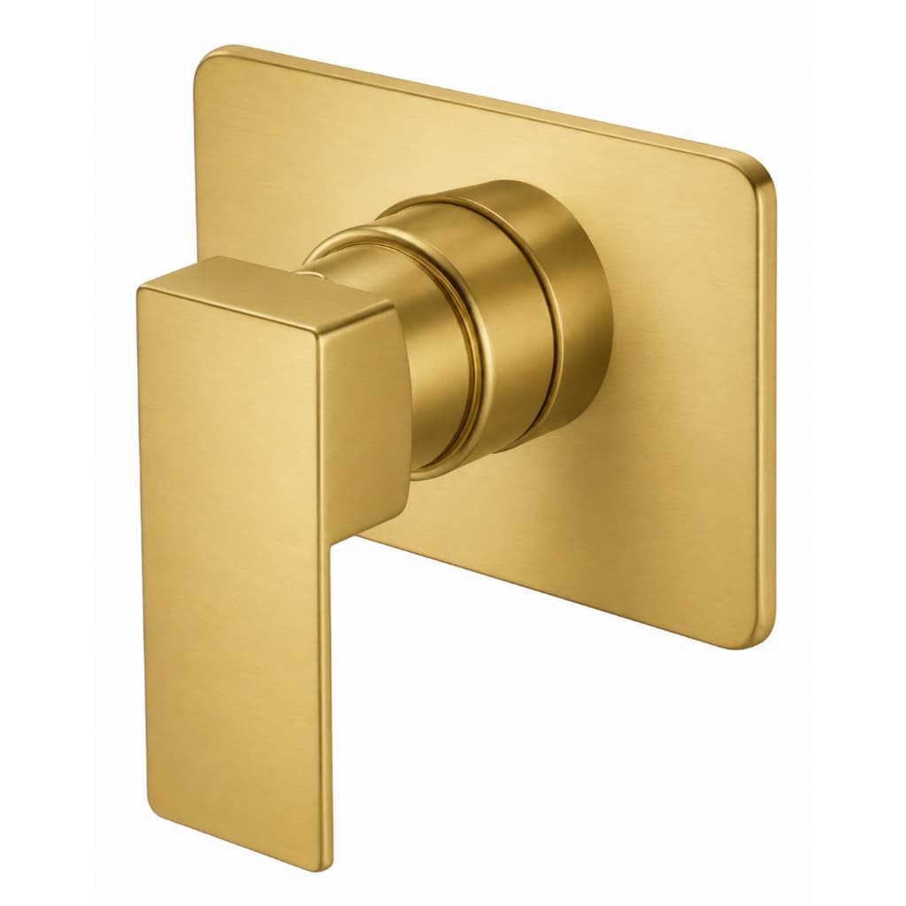 Acabamento Monocomando E Ducha Higiênica P/ Docol Dourado Fosco