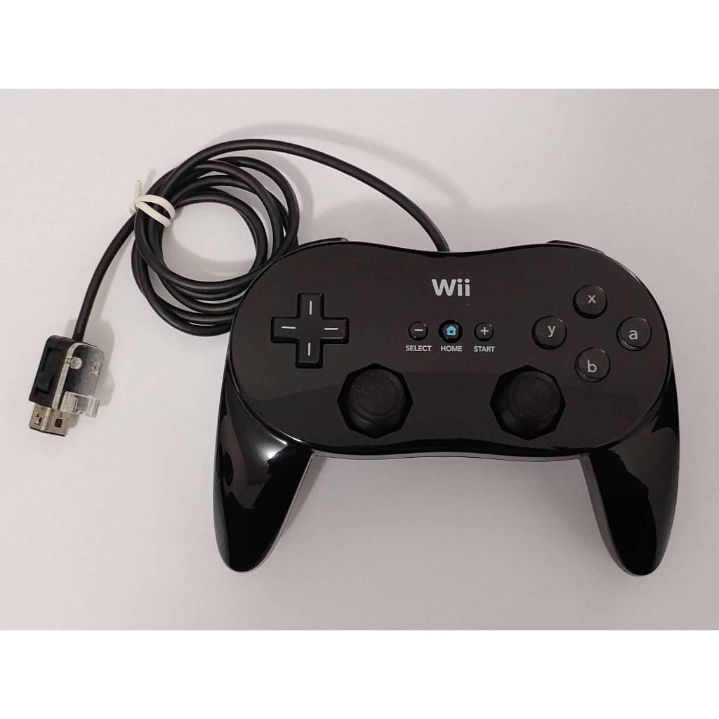 Pro Controller Nintendo Wii Nintendo Wii Controle Pro Original Preto