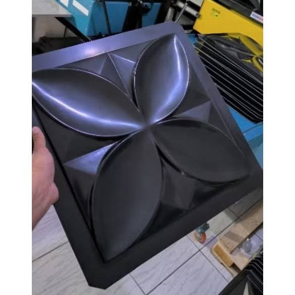Molde 3D Petala em abs 1 mm Forma 3D Gesso e Cimenticia 40x40