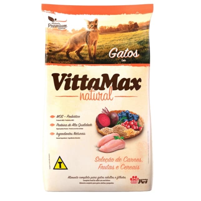 VITTAMAX NATURAL GATO  15kg
