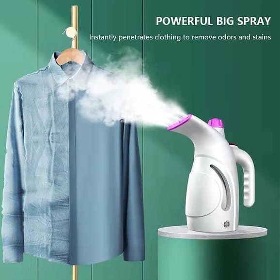 KIT PASSADEIRA A VAPOR PORTÁTIL + PAPA BOLINHAS ELÉTRICO TIRA AMASSADOS, PELOS E FIAPOS PARA SUAS ROUPAS