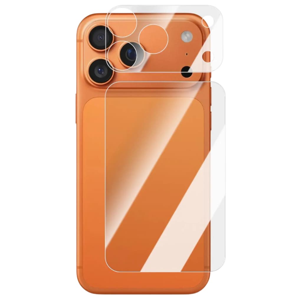 Película Traseira + Película Câmera iPhone 17 17 Air 17 Pro 17 Pro Max Proteção Completa