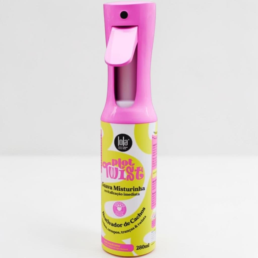 Reativador de Cachos Lola Cosmetics 280ml - Hidratação e Proteção Térmica