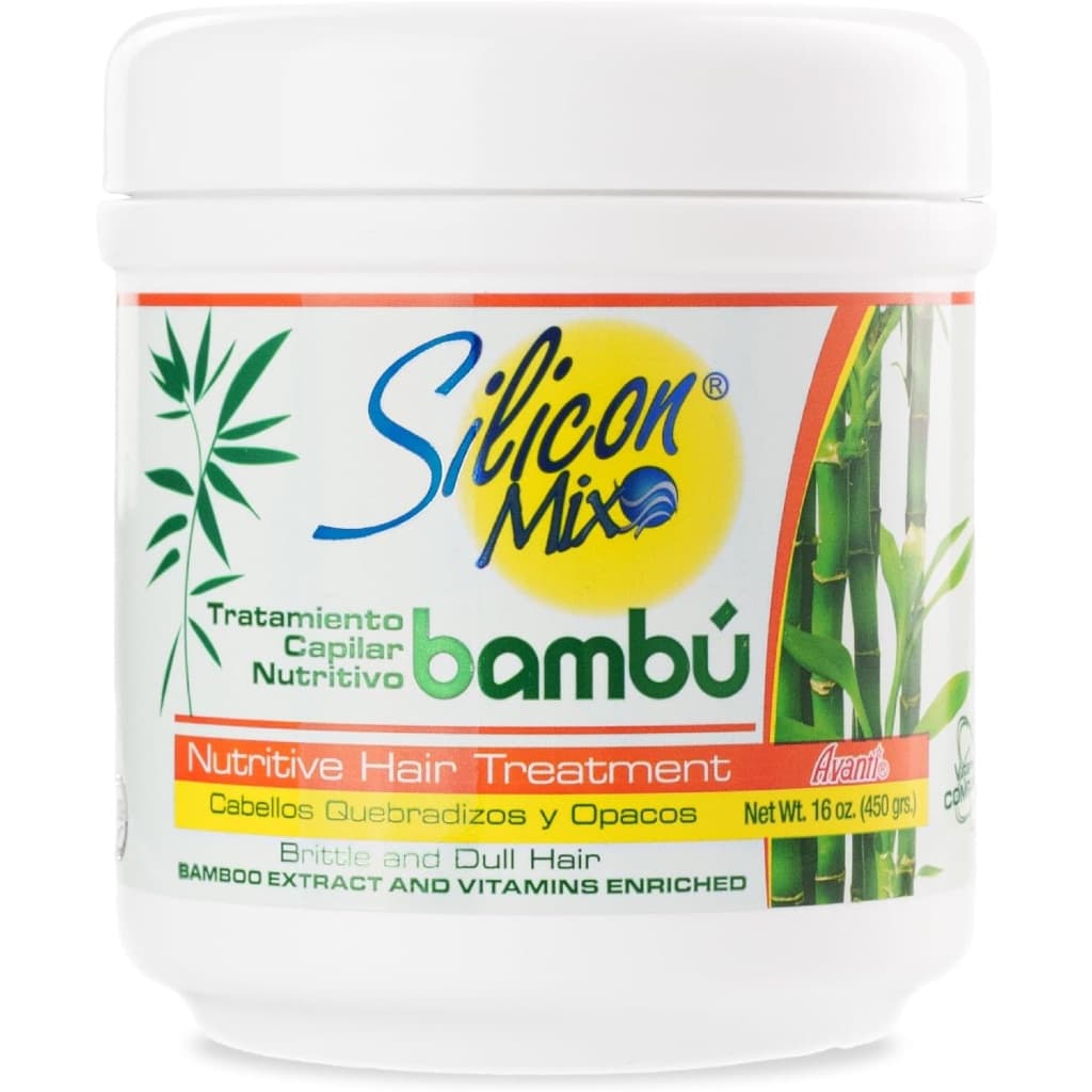 Máscara Capilar Silicon Mix Bambu 450g Original Nutrição Fortalecimento e Crescimento