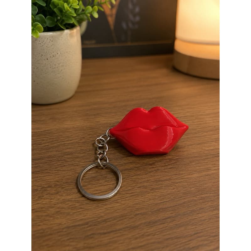 Chaveiro Abridor de Garrafas Boca Vermelha | Abridor de Latas e Garrafas | Chaveiro para Mimo| Presente Criativo