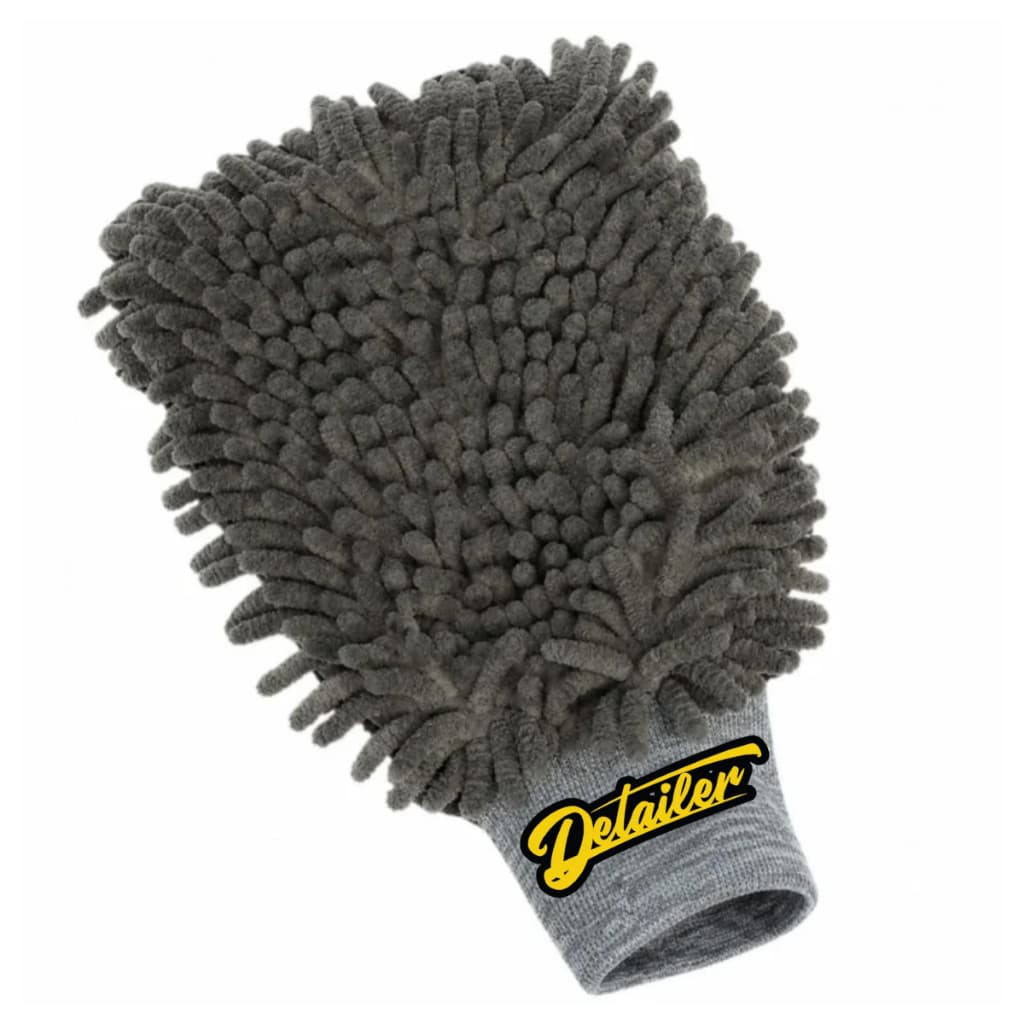 Luva De Microfibra Chenille Detailer Lavagem Automotiva Carro Moto Sem Riscar