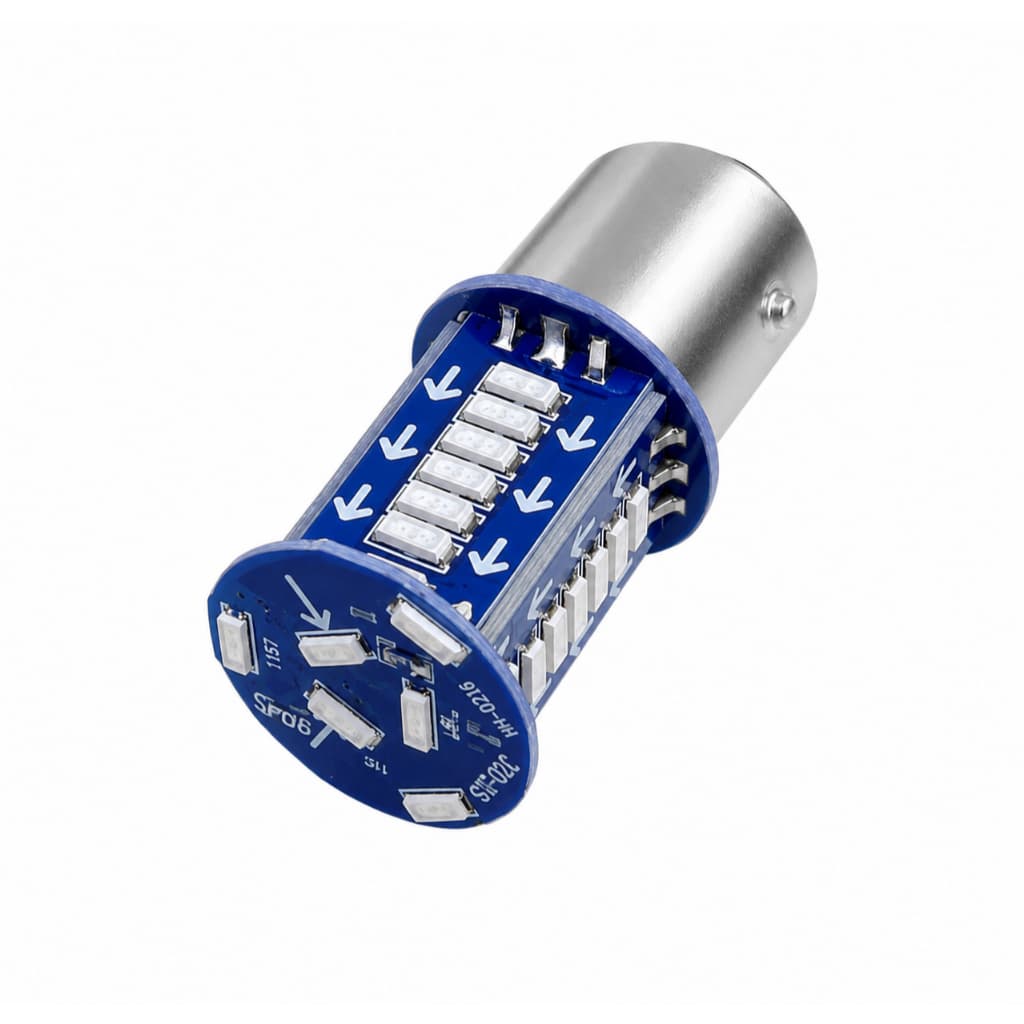 LAMPADA 2 POLOS FREIOS SEQUENCIAL AZUL