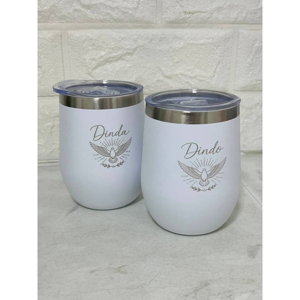 Kit Copo Personalizado Laser Dinda Dindo Batizado