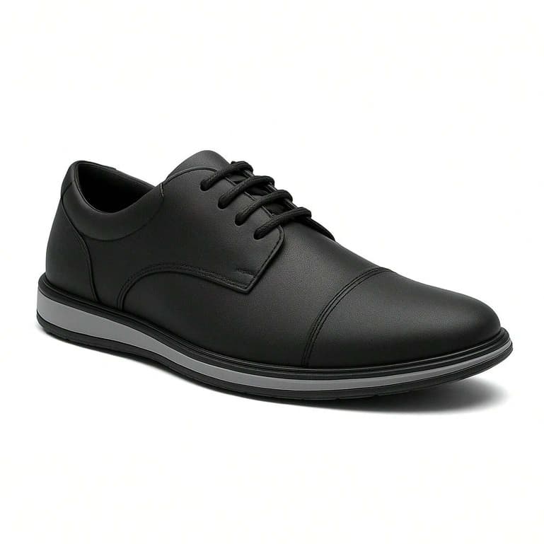 Sapato Masculino Casual Social Oxford Derby Moderno Confortável Atemporal Antiderrapante Luxuoso