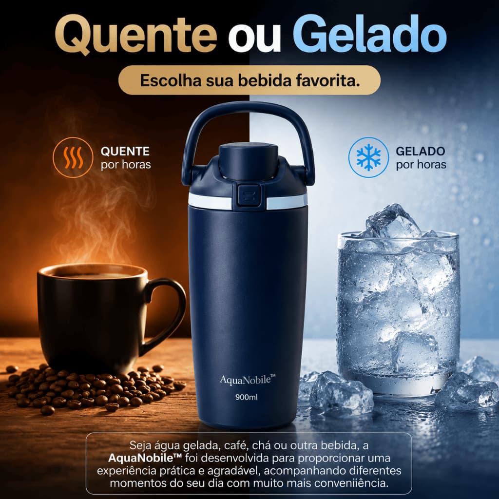 Garrafa Térmica 900ml Sortida AquaNobile™