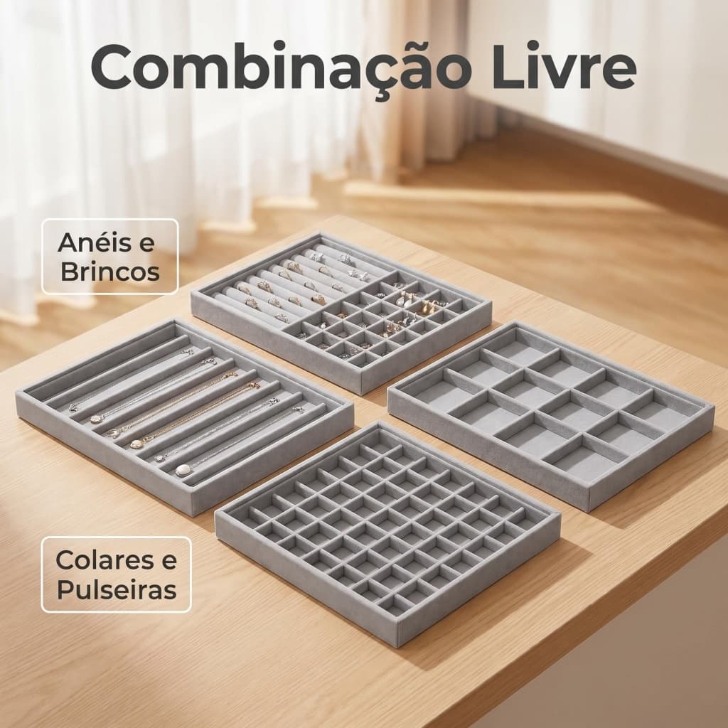 Organizador Modular Joias Montagem Livre