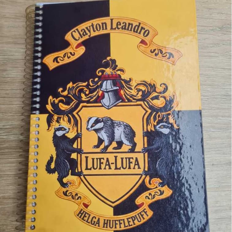 kit Lufa Lufa Harry Potter Cartonado com 4 Itens e 1 Caixa Cartonada Faço outros Temas só escolher .