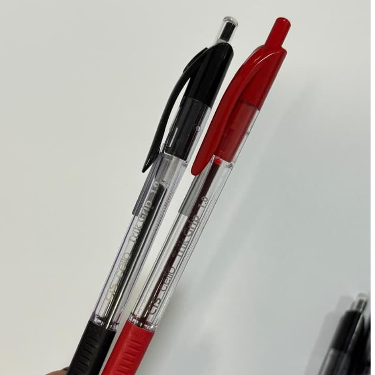 Caneta esferográfica retrátil Cis Trik Grip 1.0 c/6