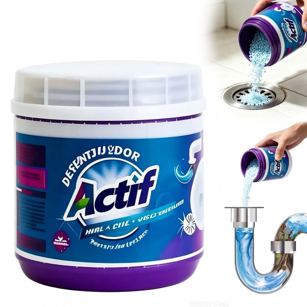 Desentupidor Ultra Potente 3 em 1 – Remove Entupimentos Difíceis, Elimina 99% das Bactérias e Acaba com Odores