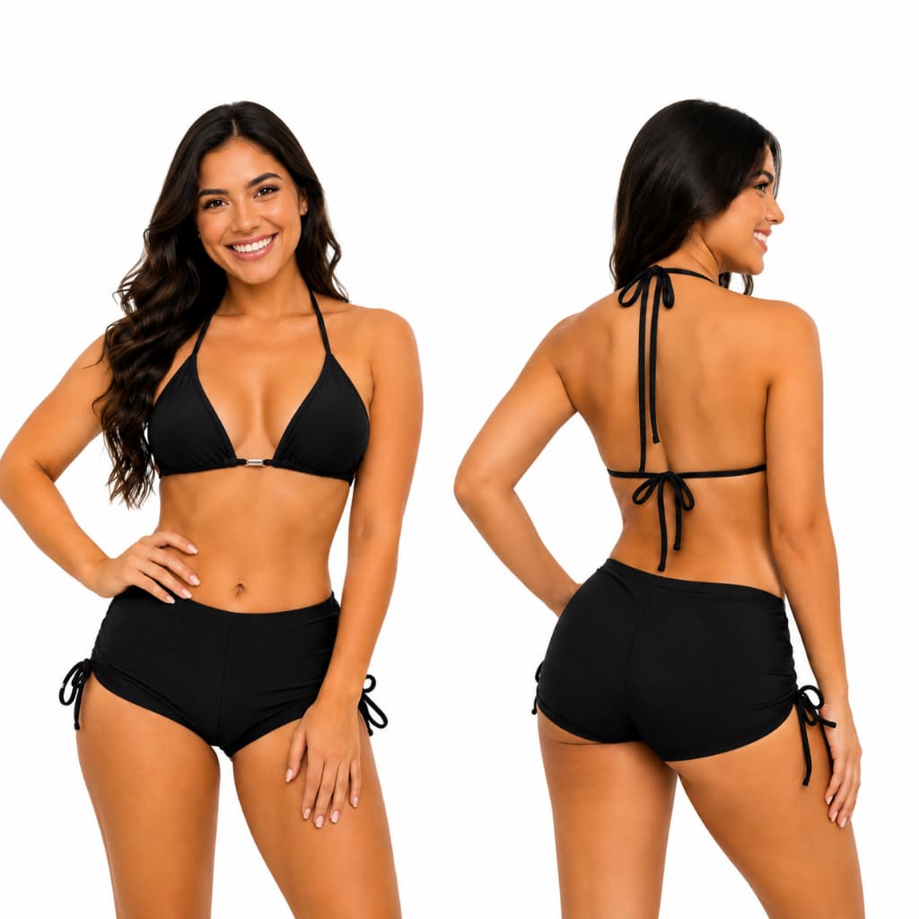 Biquíni Shortinho Feminino Sunkini Cortininha Com Bojo Removivel Moda Praia Verão 36 ao 48