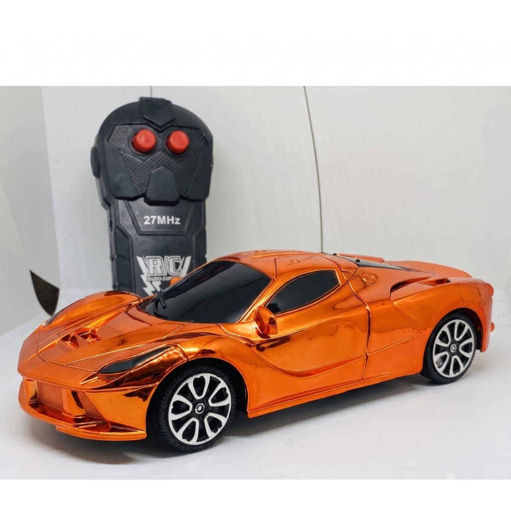 Carro Metalizado De Controle  Remoto Esportivo Lamborghini Sem Fio 3 Funções