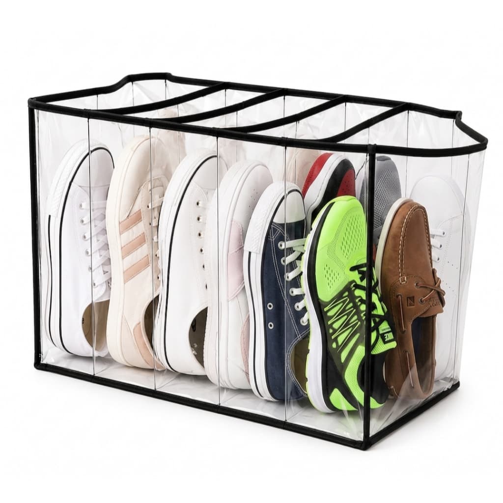 Kit 4 Colmeias Organizadoras Sapateiras Dobráveis Para Sapatos Tênis Chinelos Organizador Multiuso