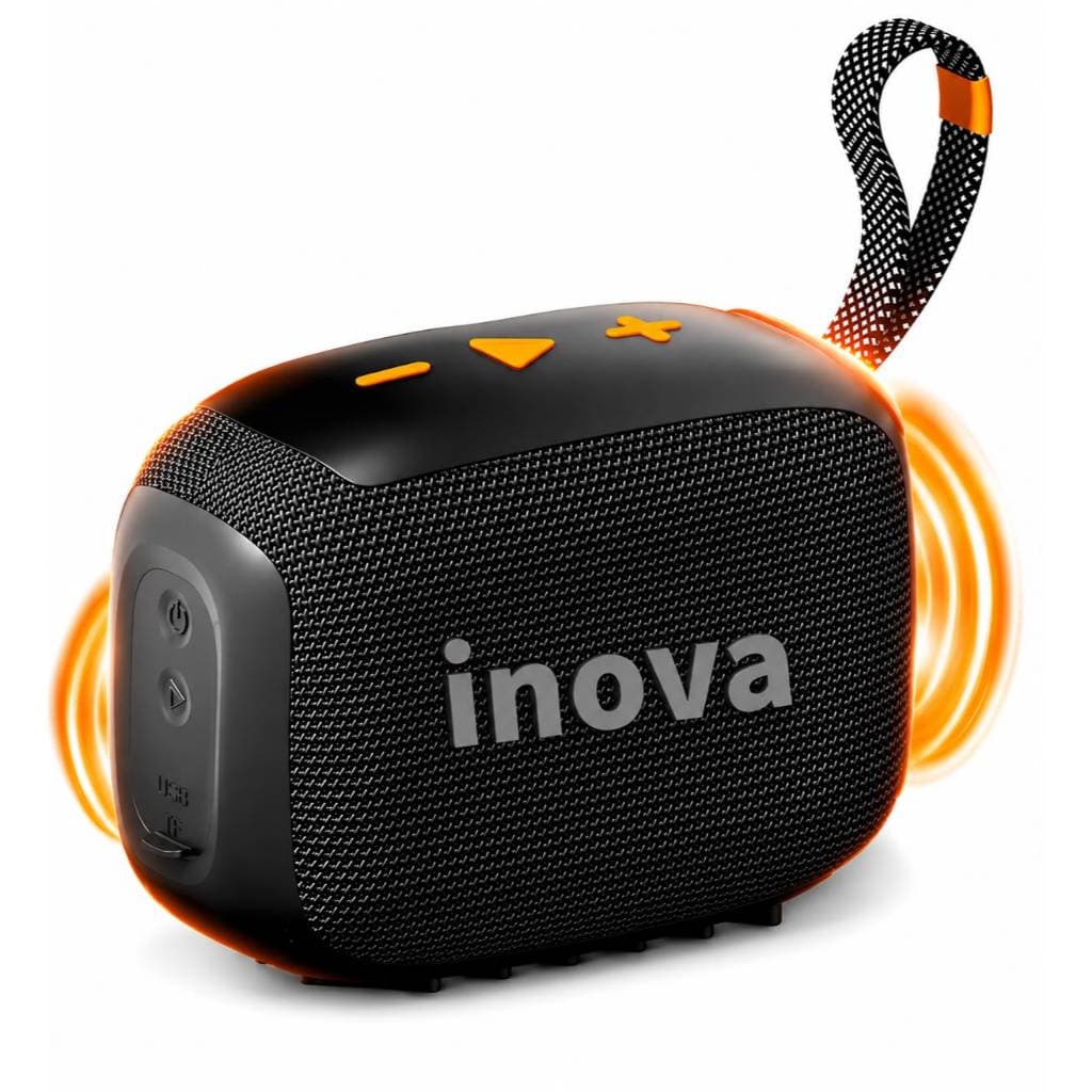 Mini Caixa De Som Portátil Bluetooth Caixinha Som Potente Tws Com Rádio Inova Cases Caixinha Bluetooth À Prova D'água Ip