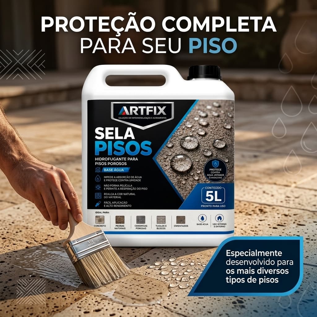 Impermeabilizante 5L Hidrofugante para Sela Piso - Proteção de Superfícies