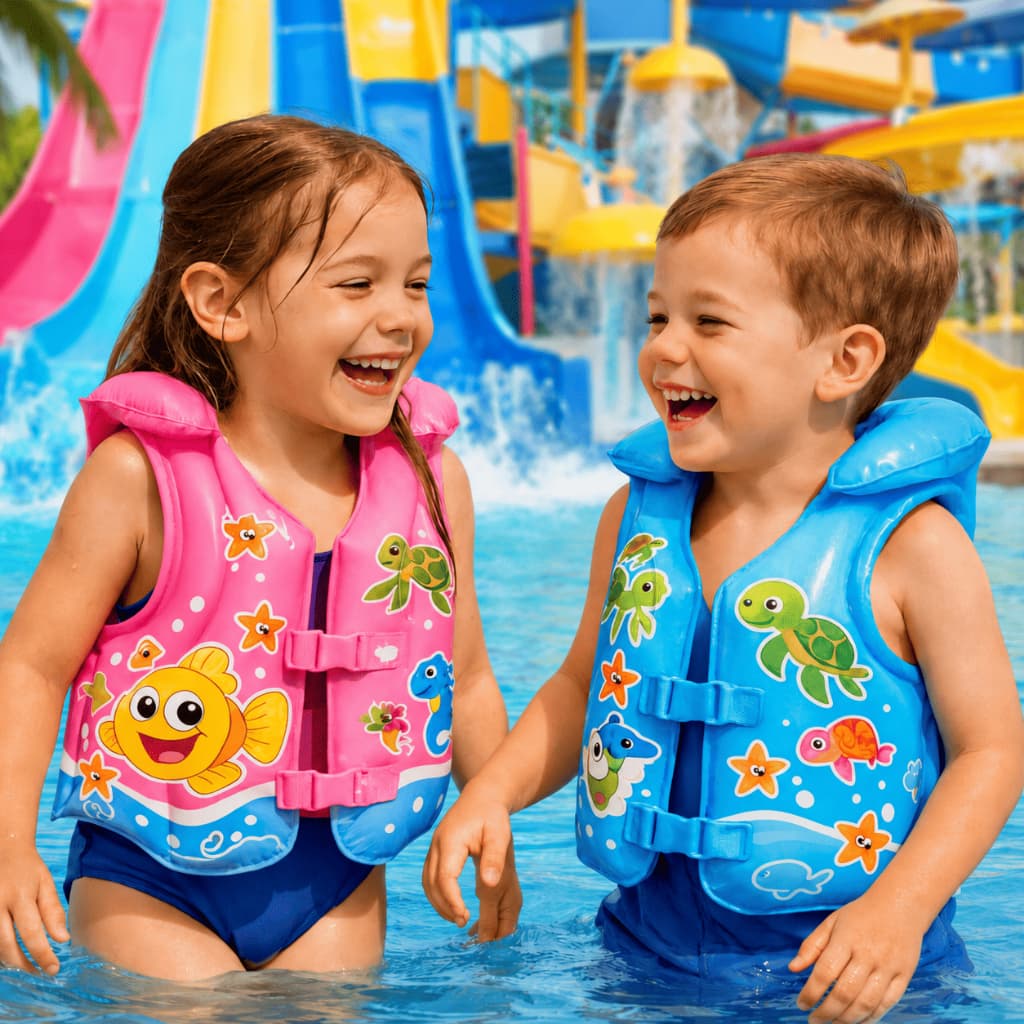 Colete Inflável Infantil Boia Salva Vidas Bebê Menino Menina Piscina Natação Praia Lago Único