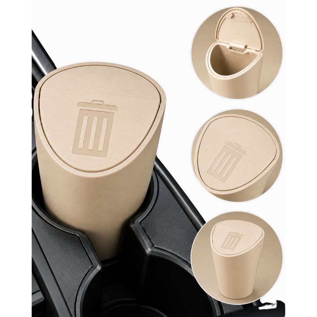 Lixeira Universal para Carro - Prática e Portátil, Fácil de Limpar COPOS COM TAMPAS ORGANIZADOR AUTOMOTIVO + Brinde