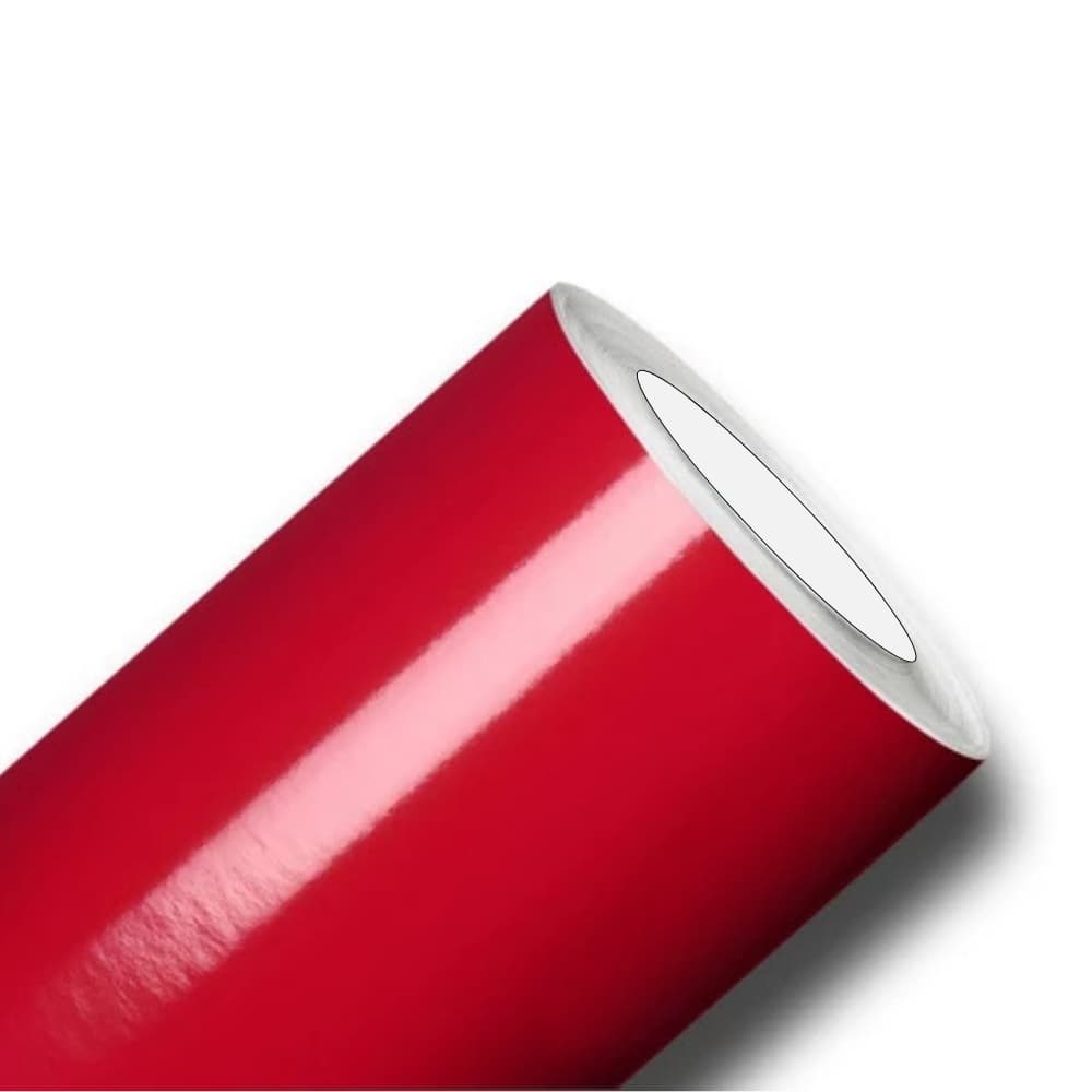 Adesivo Vinil Vermelho envelopamento Geladeiras Móveis 2 metros