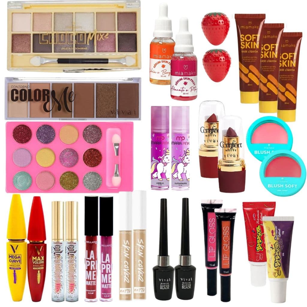 Kit de Maquiagem Completo Para Revenda