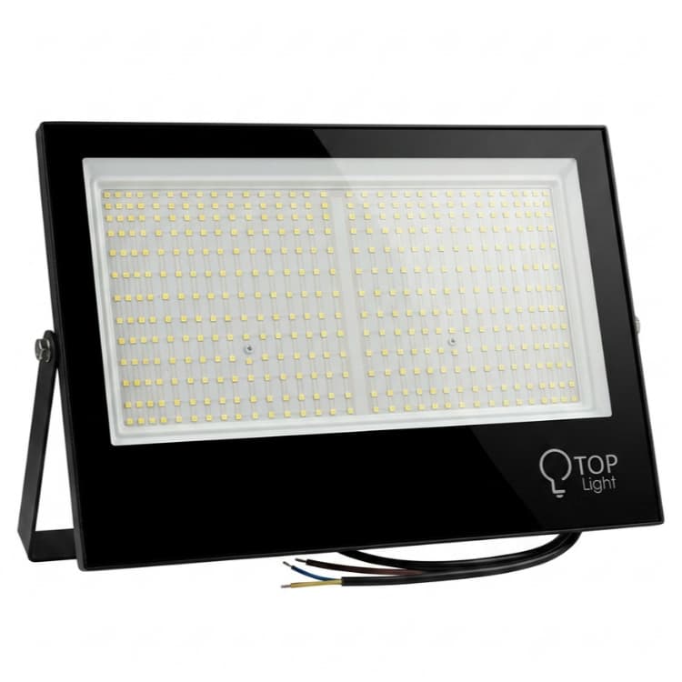 Refletor LED Holofote 1000W IP65 Bivolt Branco Frio 6500K 32x23cm