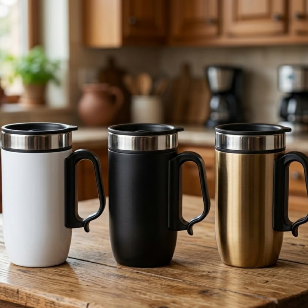 Caneca Térmica 250ml para Café Chá e Bebidas Quentes
